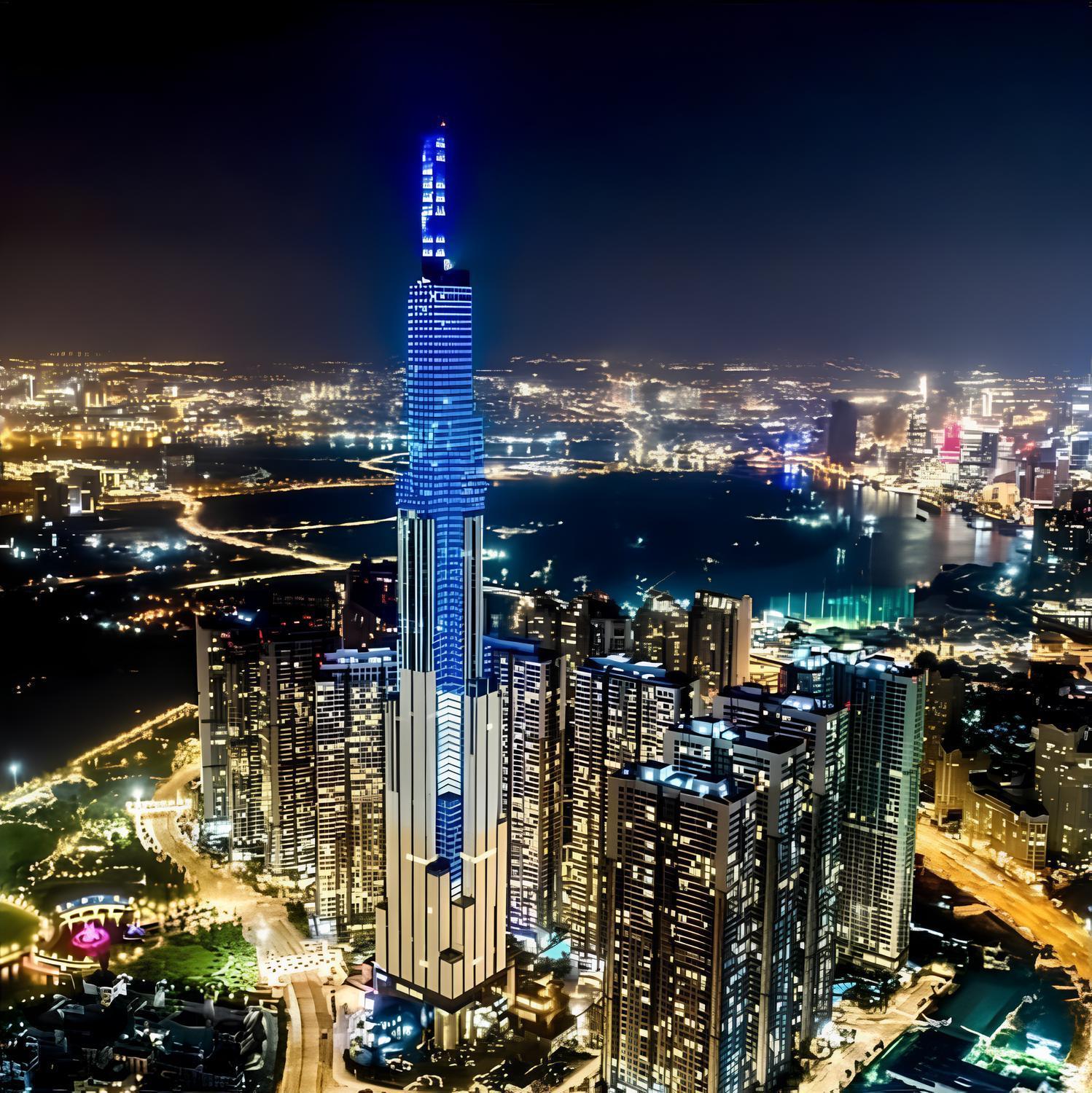 Sky Park Apartment - Vinhomes Central Park Ho Chi Minh-stad Buitenkant foto
