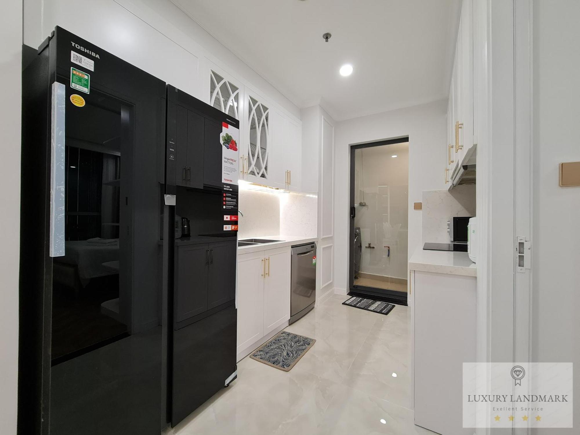Sky Park Apartment - Vinhomes Central Park Ho Chi Minh-stad Buitenkant foto