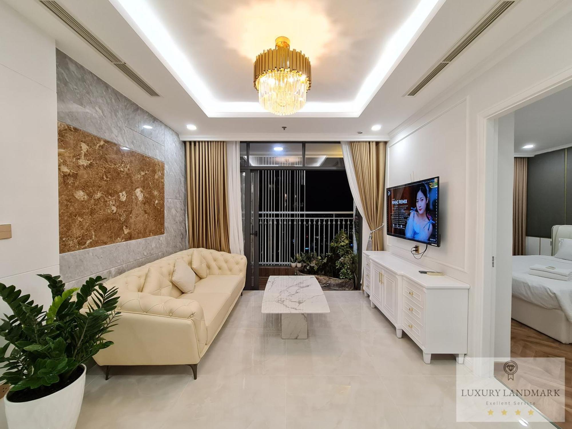 Sky Park Apartment - Vinhomes Central Park Ho Chi Minh-stad Buitenkant foto
