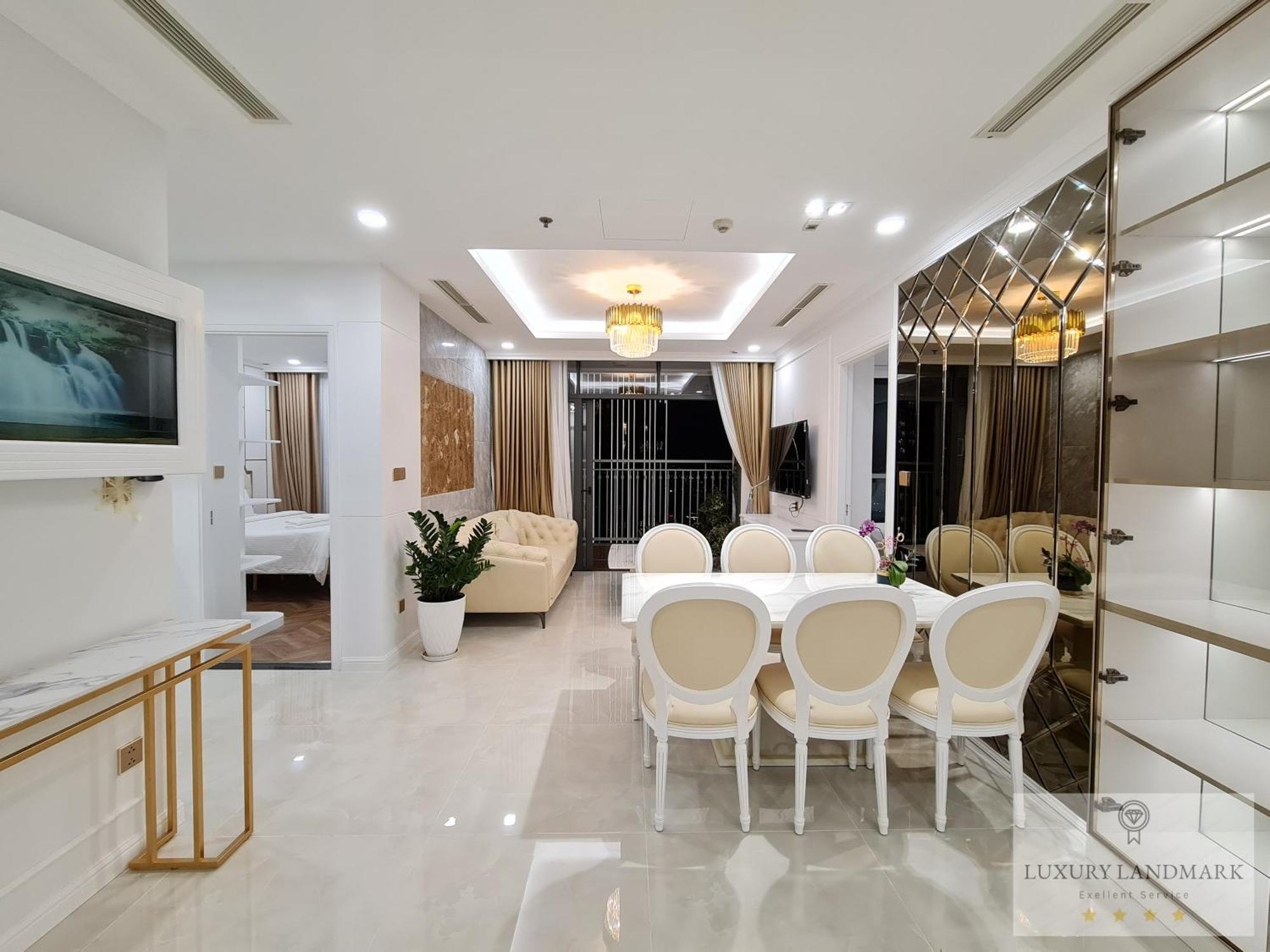 Sky Park Apartment - Vinhomes Central Park Ho Chi Minh-stad Buitenkant foto