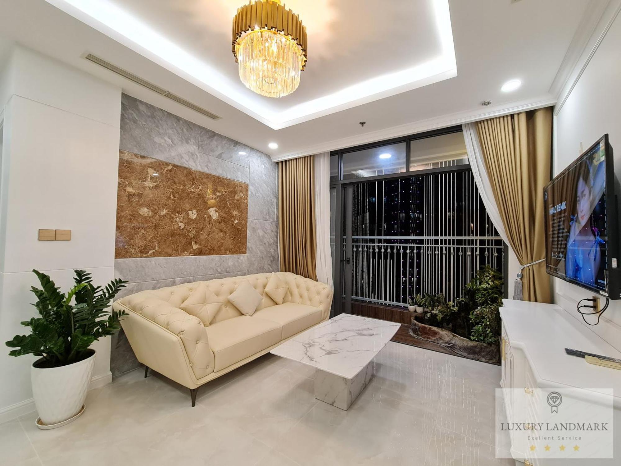 Sky Park Apartment - Vinhomes Central Park Ho Chi Minh-stad Buitenkant foto