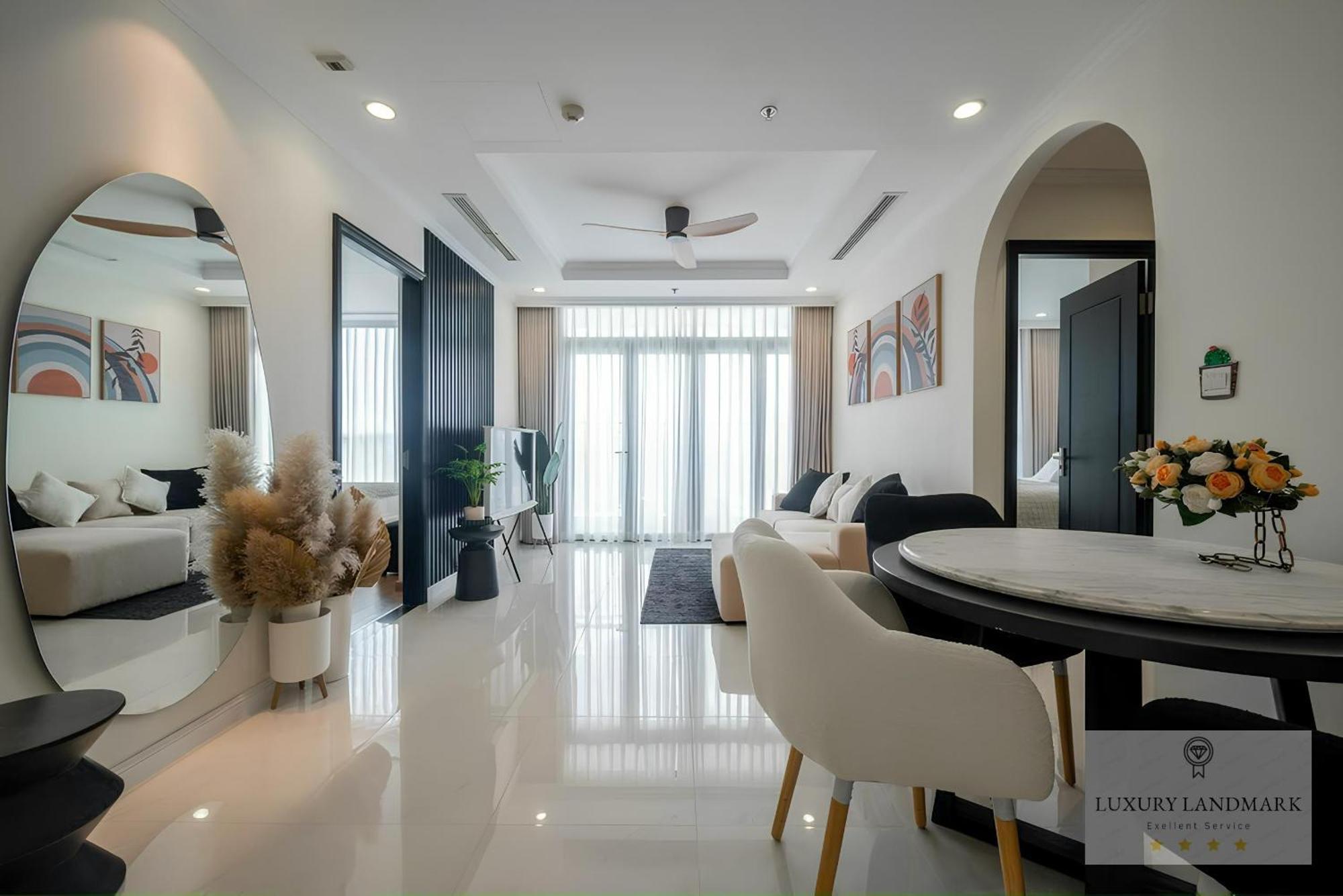 Sky Park Apartment - Vinhomes Central Park Ho Chi Minh-stad Buitenkant foto
