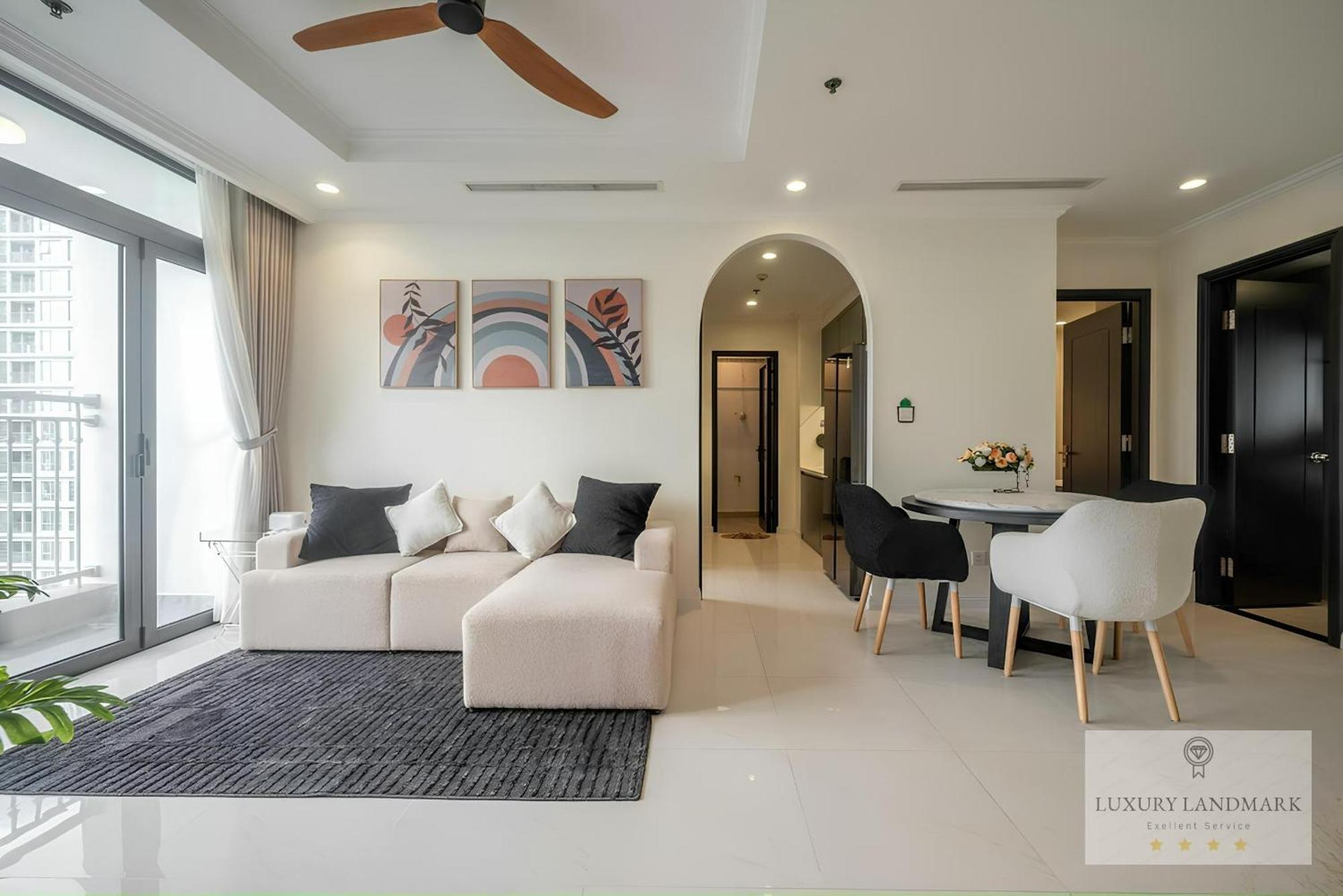 Sky Park Apartment - Vinhomes Central Park Ho Chi Minh-stad Buitenkant foto
